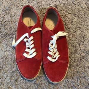 Rag & Bone Suede Leather Red Shoes